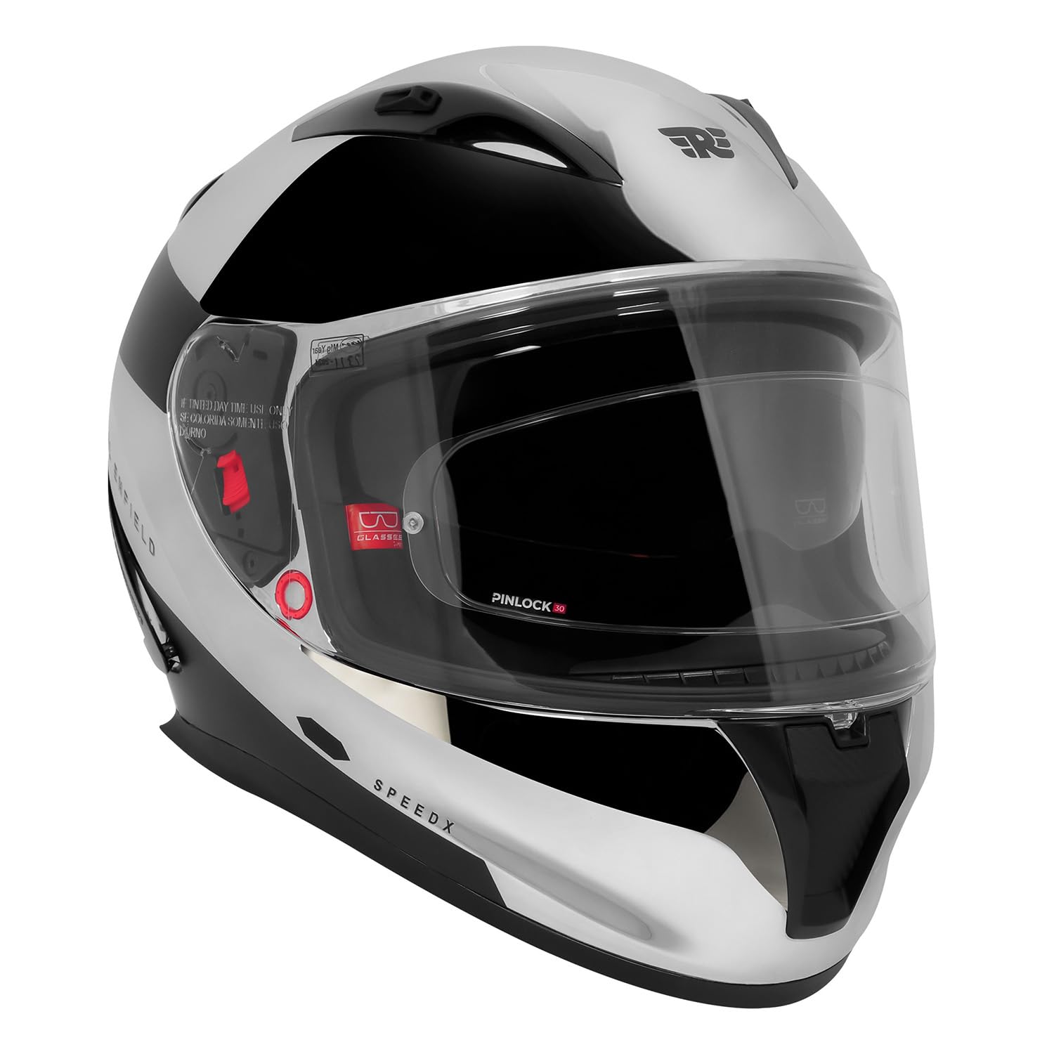 ROYAL ENFIELD SPEEDX Full FACE Blitz Chrome with Sun Visor